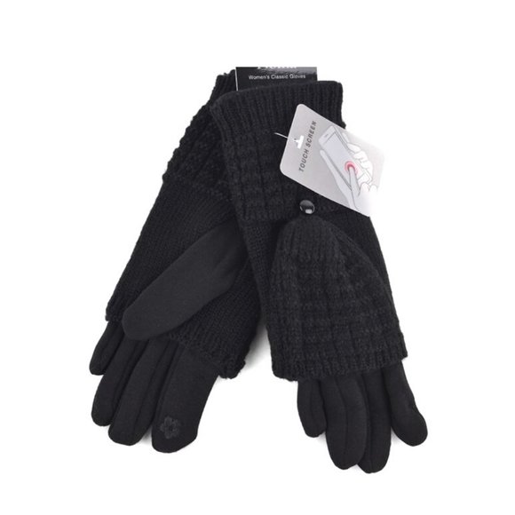 Women's OS Classic Gloves( Black, Grey) - Picture 3 of 7